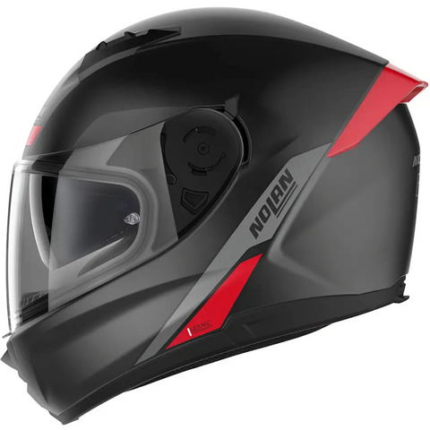 Casco Nolan N60-6 Staple Flat Black/Red