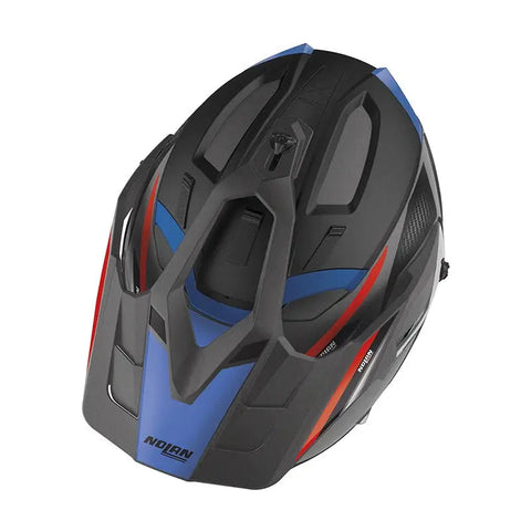 Casco Nolan N70-2 X Earthquake N-COM ECE 22-06 Flat Grey/Blue