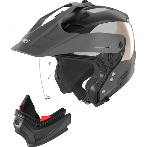 Casco Nolan N70-2 X Selvado 347 Black/Gray/Sabbia
