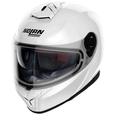 Casco Nolan N80-8 Classic N-Com Metal White