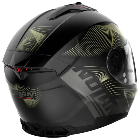 Casco Nolan N80-8 Powerglide N-COM Flat Black/Green