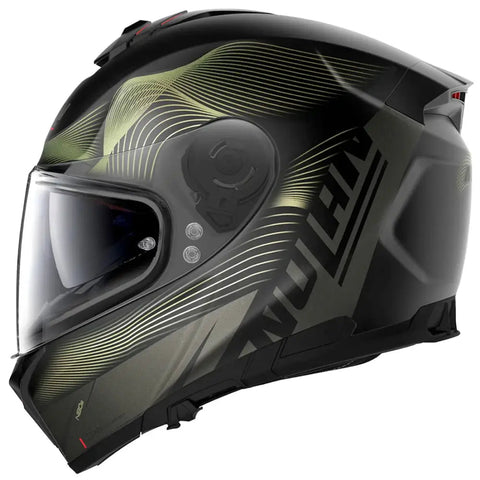 Casco Nolan N80-8 Powerglide N-COM Flat Black/Green