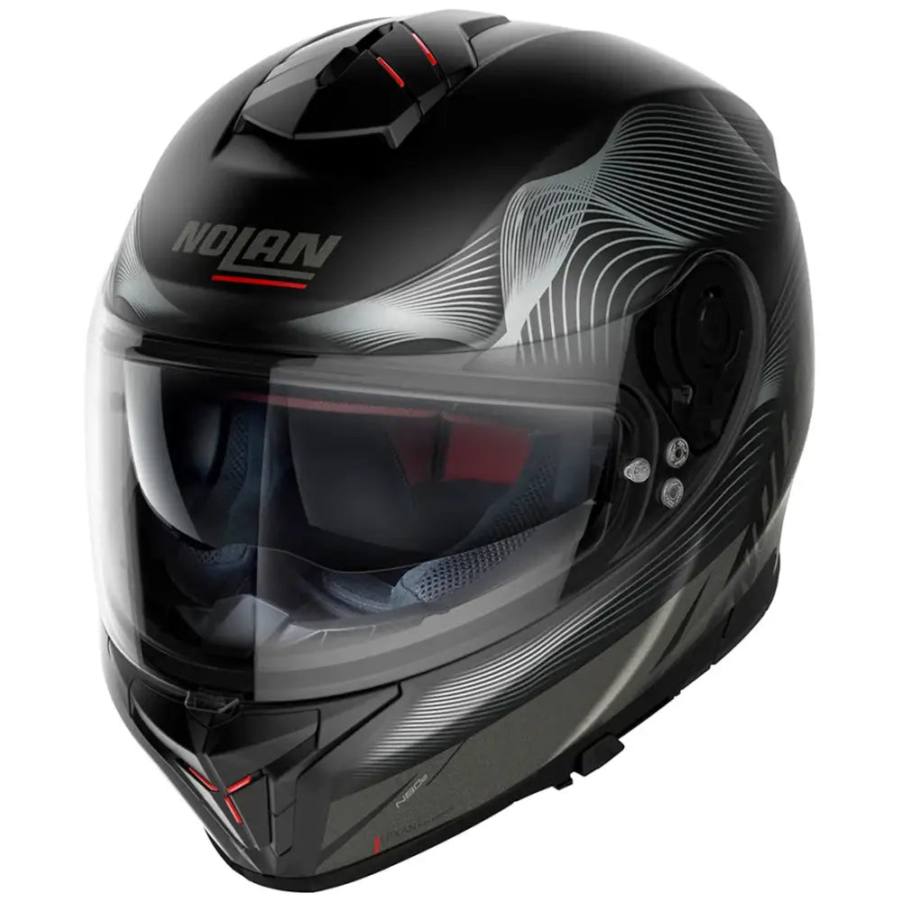 Casco Nolan N80-8 Powerglide N-COM Flat Black/White