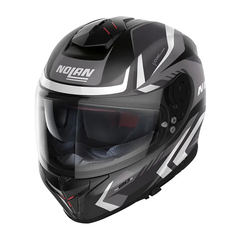 Casco Nolan N80-8 Rumble N-COM Flat Black/White