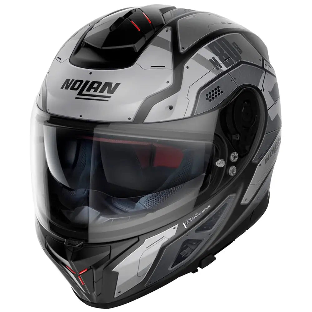 Casco Nolan N80-8 Starscream N-COM Flat Black/Gray