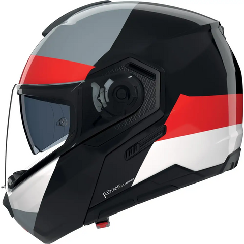 Casco Nolan N90-3 Blocco 353 Black/Red/Anthracite