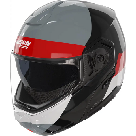Casco Nolan N90-3 Blocco 353 Black/Red/Anthracite