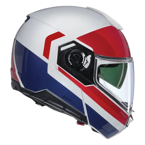 Casco Nolan N90-3 Roboto 345 White/Red/Blue