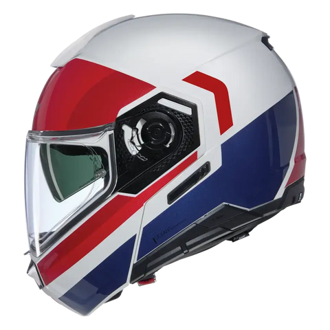 Casco Nolan N90-3 Roboto 345 White/Red/Blue