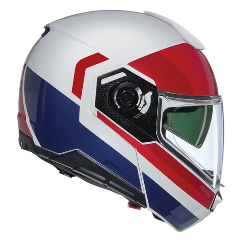 Casco Nolan N90-3 Roboto 345 White/Red/Blue