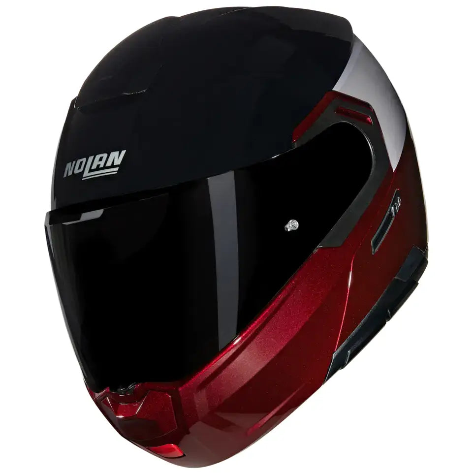 Casco Nolan N90-3 Verniciatura Speciale 344 Black/Visceral Red