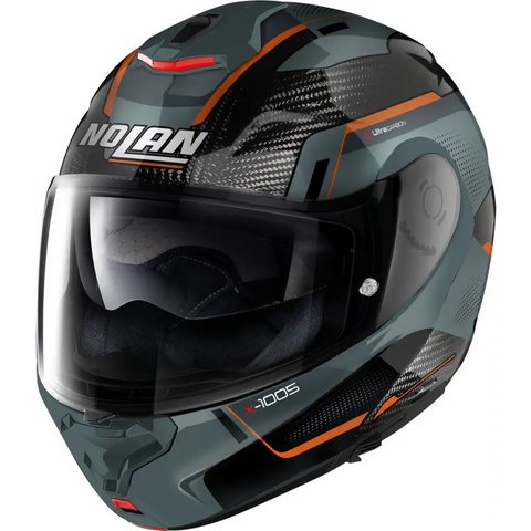 Casco Nolan X-1005 Ultra Carbon Undercover N-Com Carbon/Orange/Slate Grey