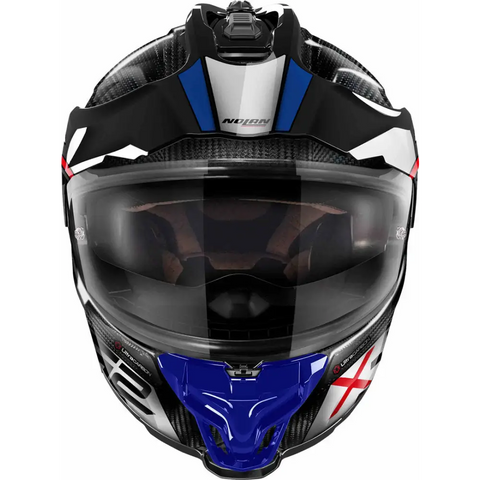 Casco Nolan X-552 Ultra Carbon Dinamo N-Com Carbon Blue/White/Red/Glossy Black