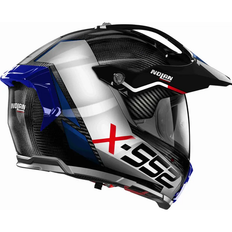 Casco Nolan X-552 Ultra Carbon Dinamo N-Com Carbon Blue/White/Red/Glossy Black