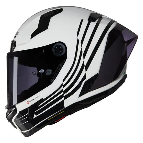 Casco Nolan X-804 RS Ultra Carbon Ala 344 White/Black/Carbon