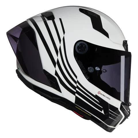Casco Nolan X-804 RS Ultra Carbon Ala 344 White/Black/Carbon