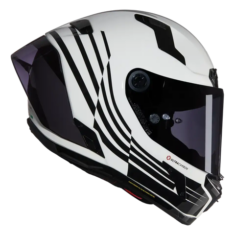 Casco Nolan X-804 RS Ultra Carbon Ala 344 White/Black/Carbon