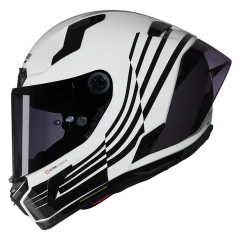 Casco Nolan X-804 RS Ultra Carbon Ala 344 White/Black/Carbon
