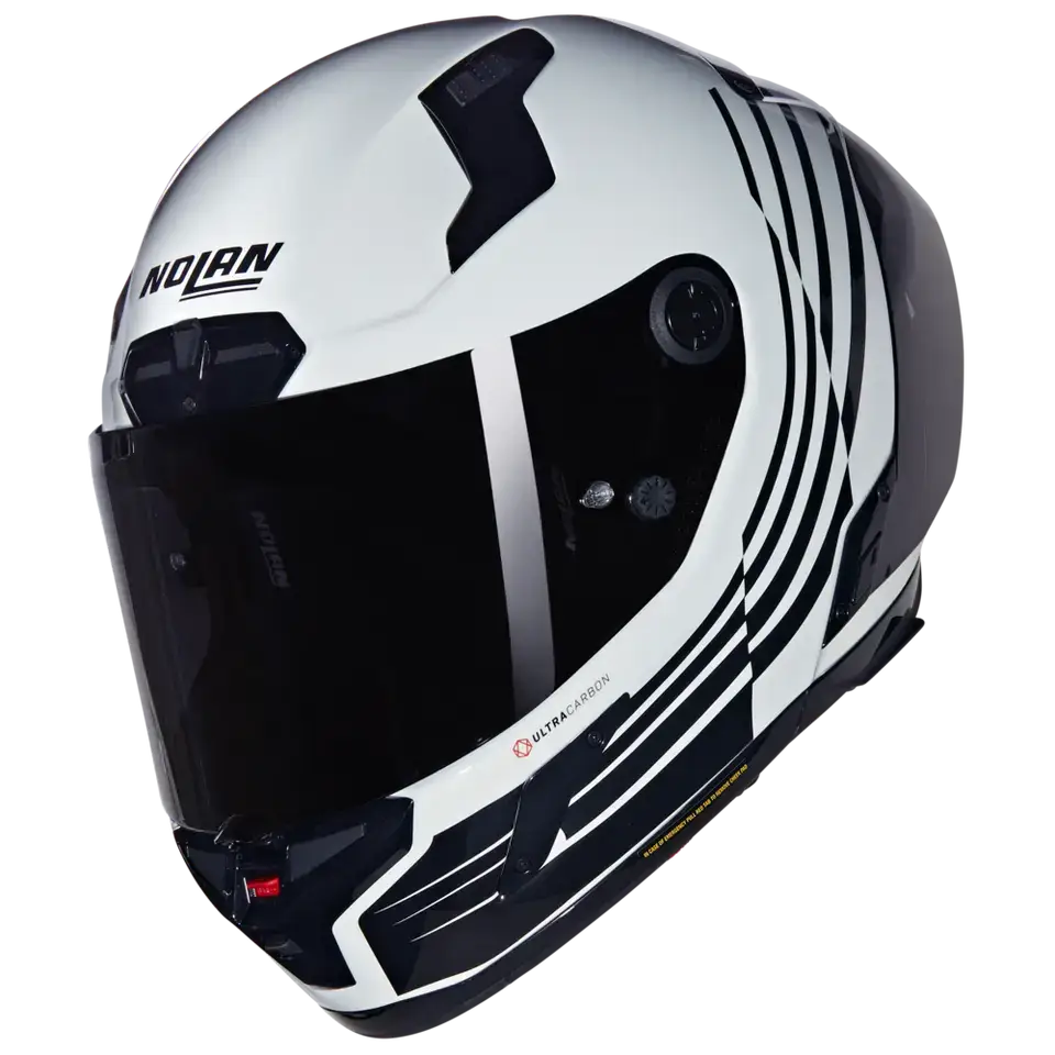 Casco Nolan X-804 RS Ultra Carbon Ala 344 White/Black/Carbon