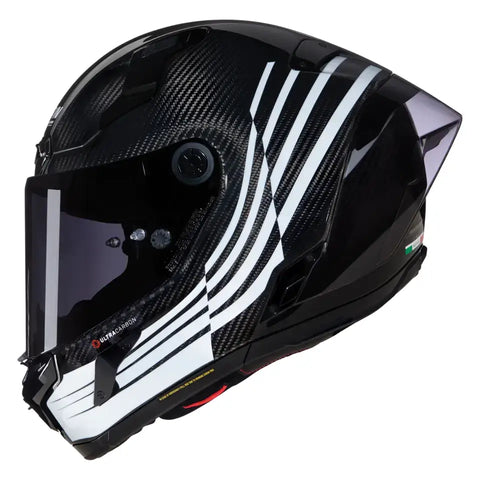 Casco Nolan X-804 RS Ultra Carbon Ala 345 White/Black