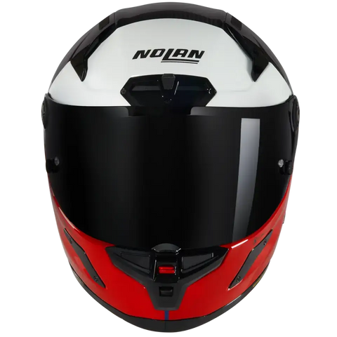 Casco Nolan X-804 RS Ultra Carbon Blocco 348 Visceral Red/Deep Blue/Black