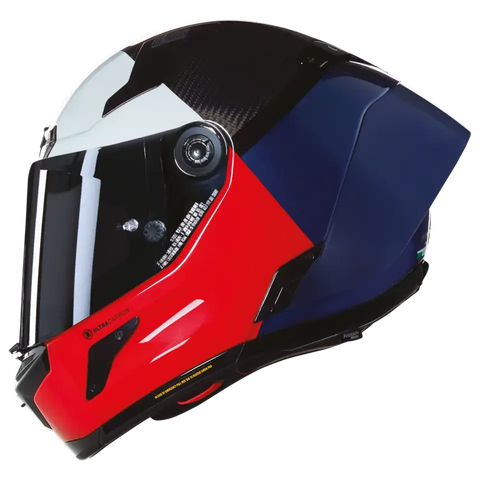 Casco Nolan X-804 RS Ultra Carbon Blocco 348 Visceral Red/Deep Blue/Black