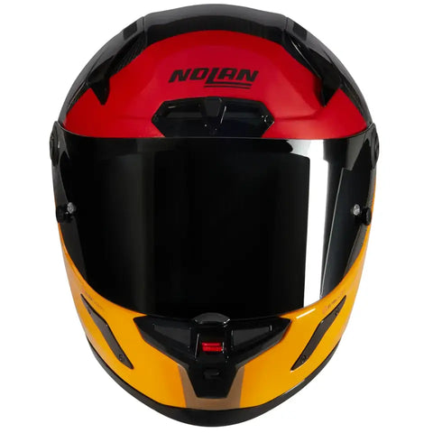 Casco Nolan X-804 RS Ultra Carbon Blocco 349 Visceral Red/Sand/Orange