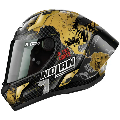 Casco Nolan X-804 RS Ultra Carbon Carlos Checa, Gold