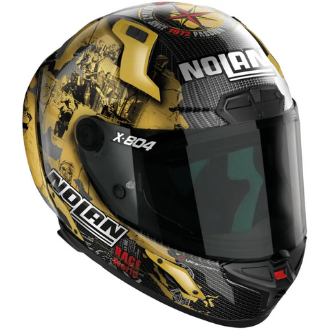 Casco Nolan X-804 RS Ultra Carbon Carlos Checa, Gold