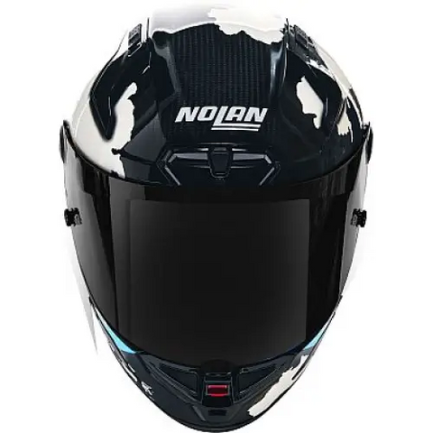 Casco Nolan X-804 RS Ultra Carbon Checa 30th Anniversary Blue/White