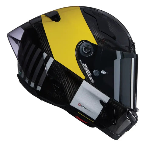 Casco Nolan X-804 RS Ultra Carbon Combo Gara 350 Carbon/Yellow/Grey/Black
