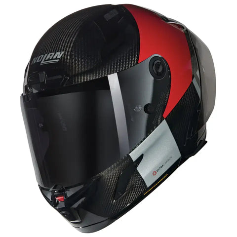 Casco Nolan X-804 RS Ultra Carbon Combo Gara 351 Carbon/Red/Grey/Black