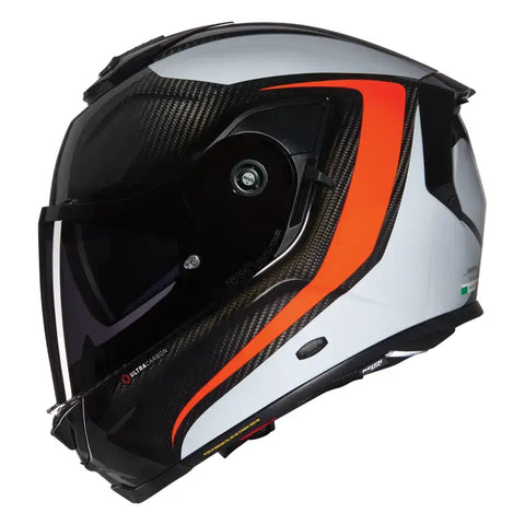 Casco Nolan X-903 Ultra Carbon Intrigo 344 Grey/Orange