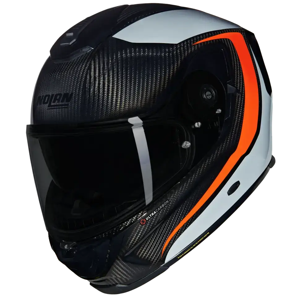 Casco Nolan X-903 Ultra Carbon Intrigo 344 Grey/Orange