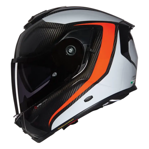Casco Nolan X-903 Ultra Carbon Intrigo 344 Grey/Orange