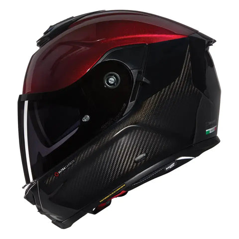 Casco Nolan X-903 Ultra Carbon Verniciatura Speciale 343 Visceral Red