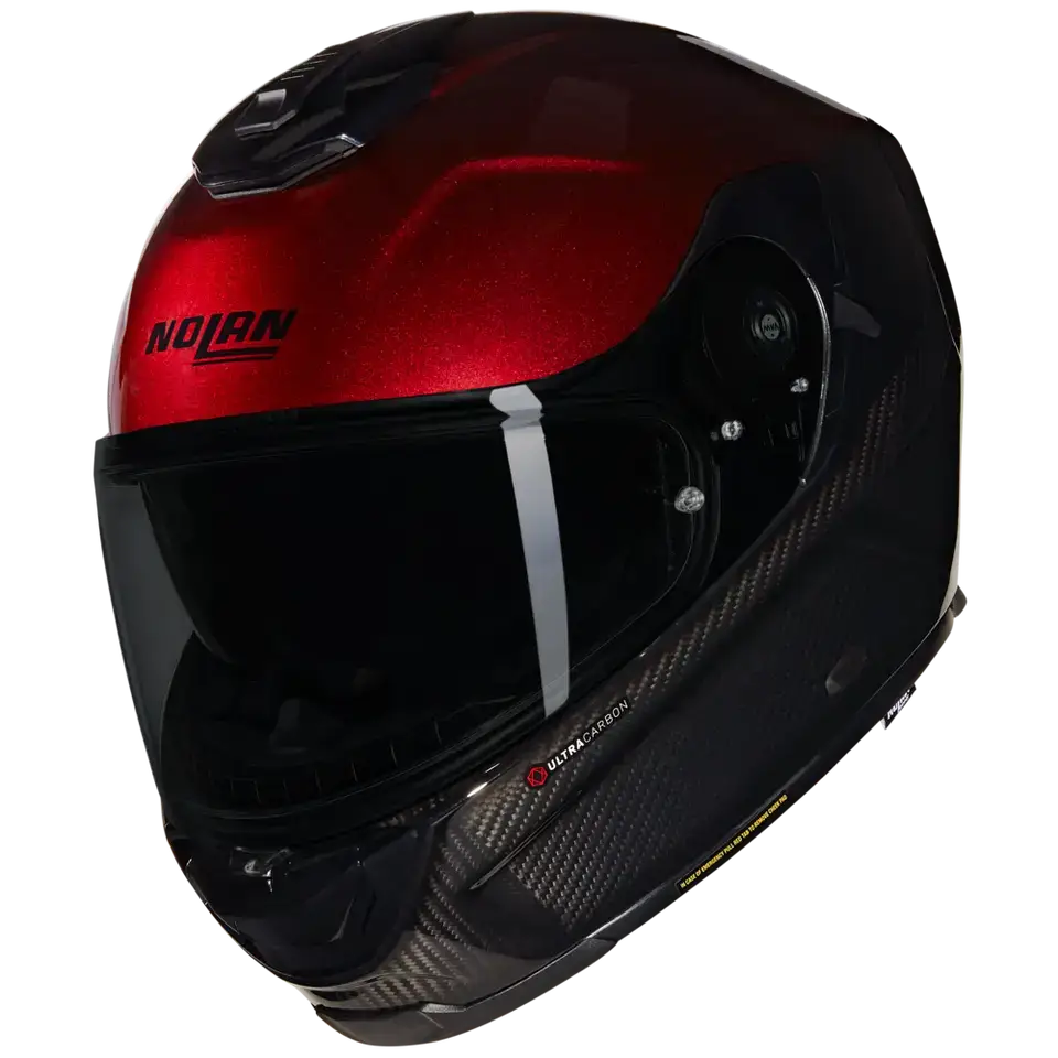 Casco Nolan X-903 Ultra Carbon Verniciatura Speciale 343 Visceral Red