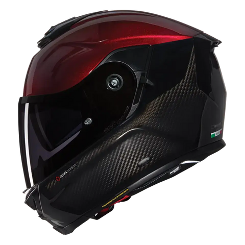 Casco Nolan X-903 Ultra Carbon Verniciatura Speciale 343 Visceral Red
