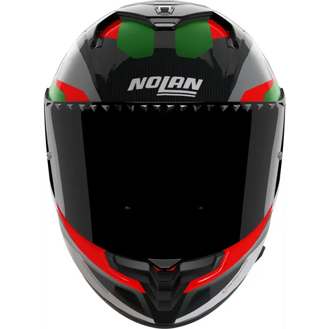 Casco Nolan X-904 Ultra Carbon Calibro 346 Silver/Green/Red