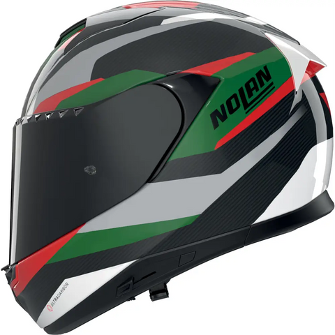 Casco Nolan X-904 Ultra Carbon Calibro 346 Silver/Green/Red
