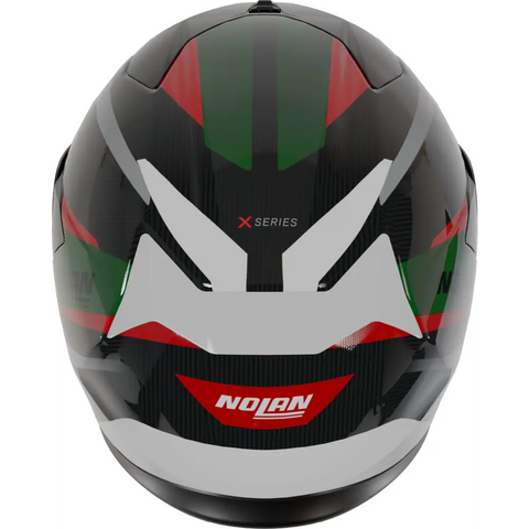 Casco Nolan X-904 Ultra Carbon Calibro 346 Silver/Green/Red