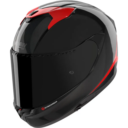 Casco Nolan X-904 Ultra Carbon Emblema 353 Black/Red