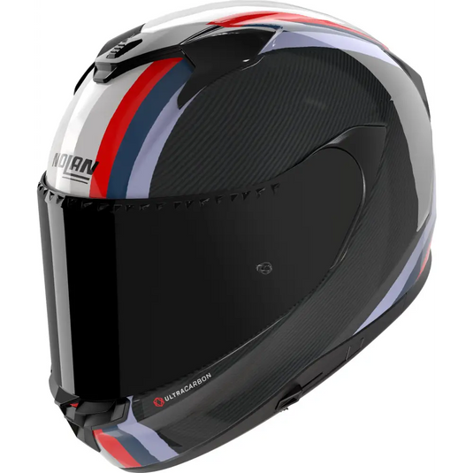 Casco Nolan X-904 Ultra Carbon Gemini 351 White/Red/Blue