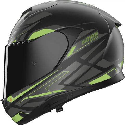 Casco Nolan X-904 Ultra Carbon Rombo 349 Anthracite/Green