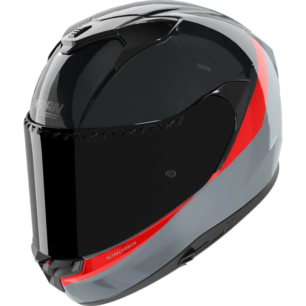Casco Nolan X-904 Ultra Carbon Verniciatura Speciale 344 Grey/Red