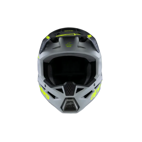 Casco para Niño Alpinestars SM3 Youth ECE06/DOT Radium Gray/Black/Yellow Fluo Matte