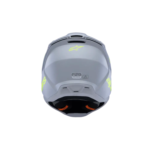 Casco para Niño Alpinestars SM3 Youth ECE06/DOT Radium Gray/Black/Yellow Fluo Matte