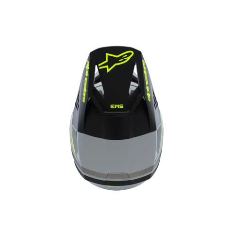 Casco para Niño Alpinestars SM3 Youth ECE06/DOT Radium Gray/Black/Yellow Fluo Matte