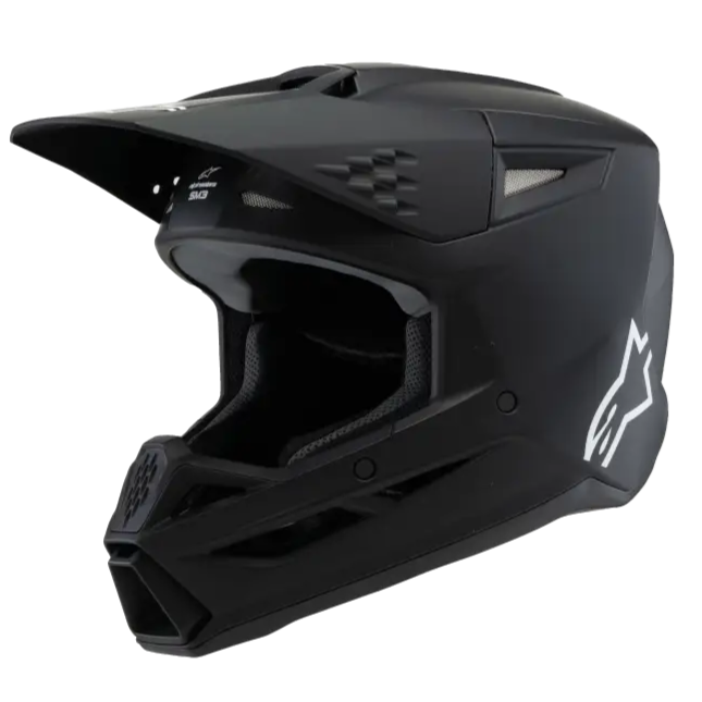 Casco para Niño Alpinestars SM3 Youth ECE06/DOT Solid Black Matte