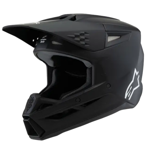 Casco para Niño Alpinestars SM3 Youth ECE06/DOT Solid Black Matte